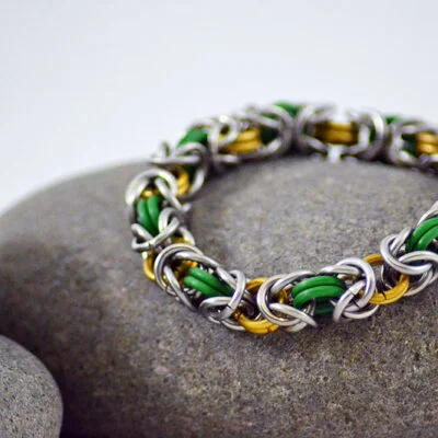 Bracelet Green & Gold