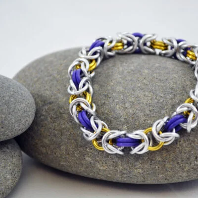 Bracelet - Purple & Gold