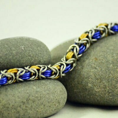 Bracelet - Purple & Gold