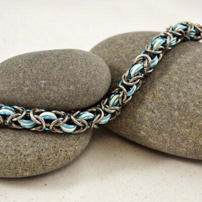 Bracelet Light Blue & White