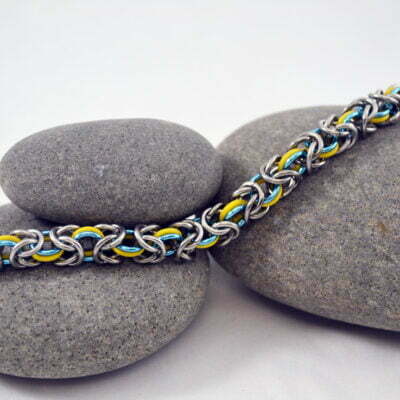 Bracelet Yellow & Light Blue
