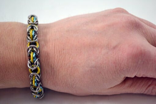 Bracelet Yellow & Light Blue - Image 2