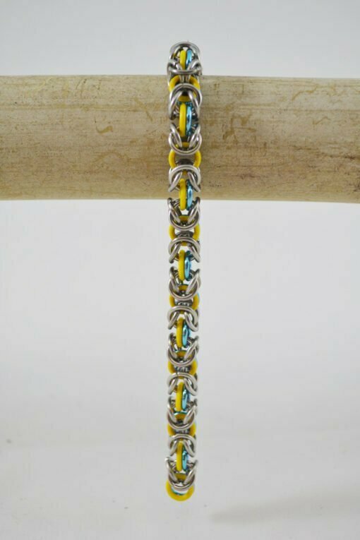 Bracelet Yellow & Light Blue - Image 3