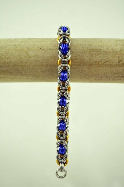 Bracelet - Purple & Gold - Image 3
