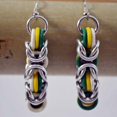 Seattle Super Sonics Colored Earrings
