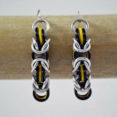 Yellow & Black Earrings