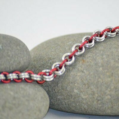 Bracelet 2 by 1 Red